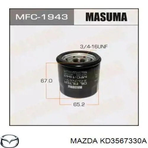 KD3567330A Mazda 