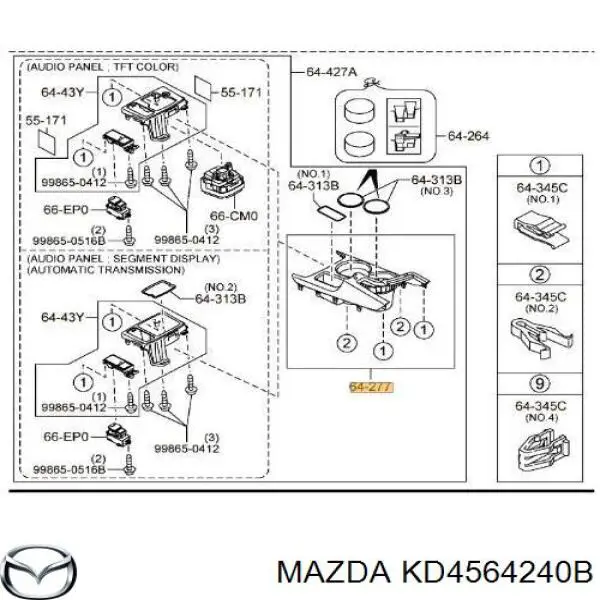 KD4564240B Mazda 