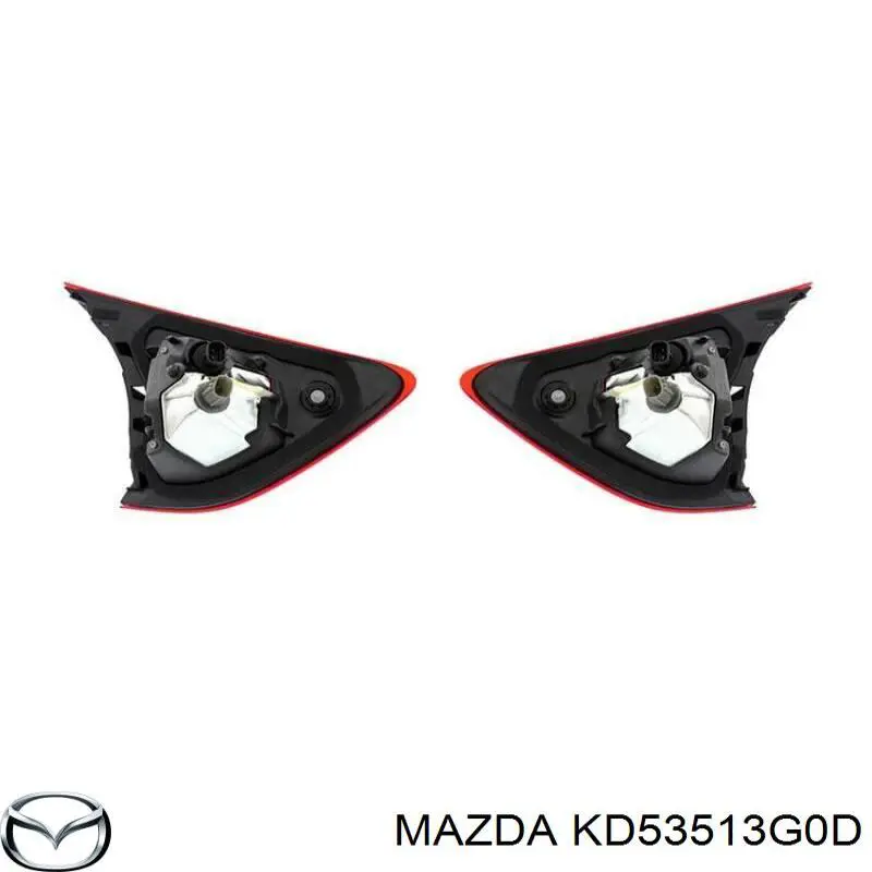 KD53513G0D Mazda piloto posterior interior izquierdo