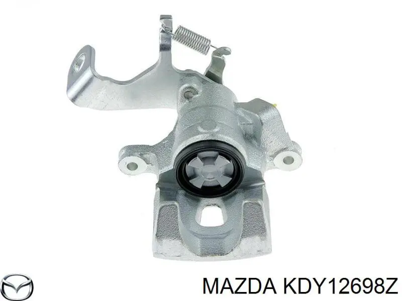 KDY12698Z Mazda pinza de freno trasero derecho