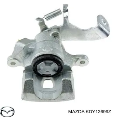 KDY12699Z Mazda pinza de freno trasera izquierda