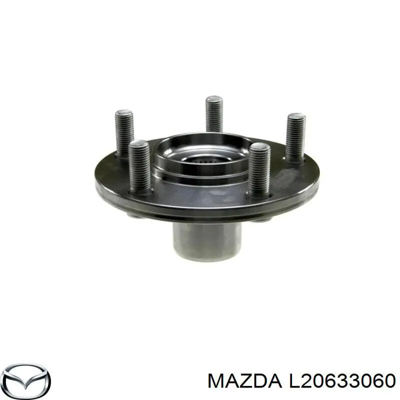 L20633060 Mazda cubo de rueda delantero