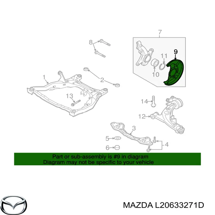 L20633271D Mazda 