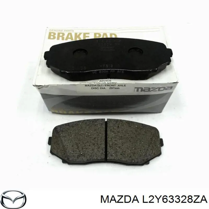 L2Y63328ZA Mazda pastillas de freno delanteras