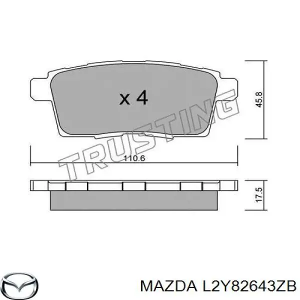 L2Y82643ZB Mazda 