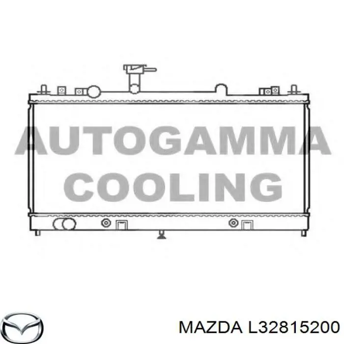 L32815200 Mazda radiador refrigeración del motor