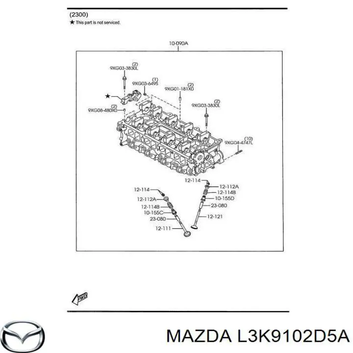  Junta, Tapa de culata de cilindro, Anillo de junta para Mazda 3 BL