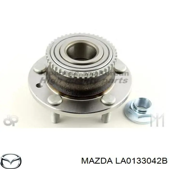 LA0133042B Mazda tuerca, cubo de rueda delantero