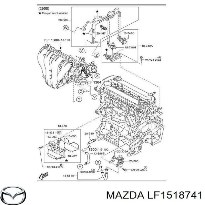  Valvula De Solenoide Control De Compuerta EGR para Mazda 5 CR