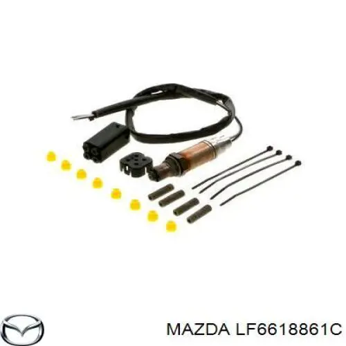 LF6618861C Mazda sonda lambda sensor de oxigeno para catalizador