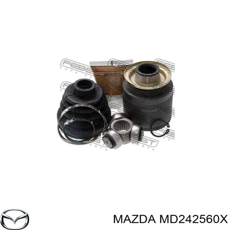 MD242560X Mazda junta homocinética interior delantera izquierda