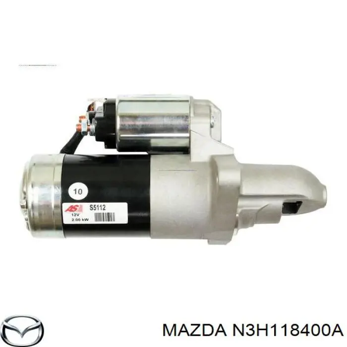 N3H118400A Mazda motor de arranque