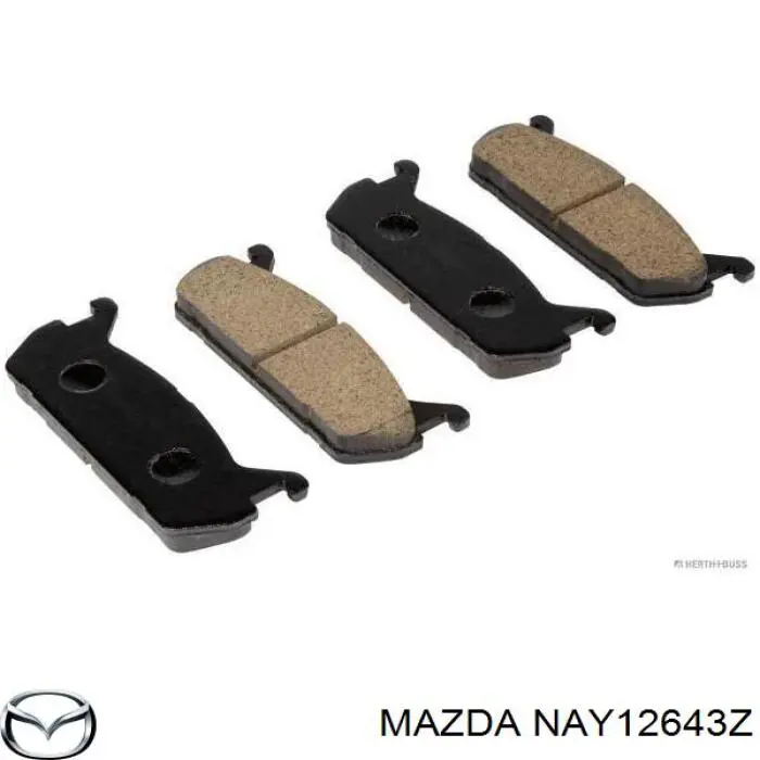 NAY12643Z Mazda pastillas de freno traseras