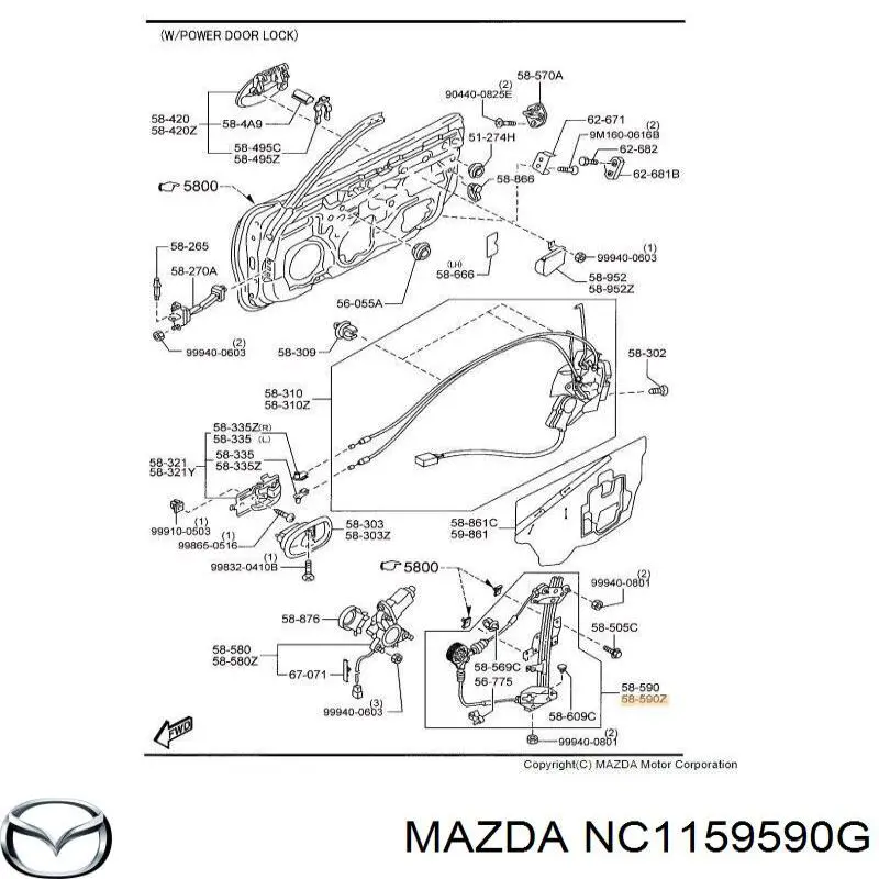 NC1159590G Mazda 