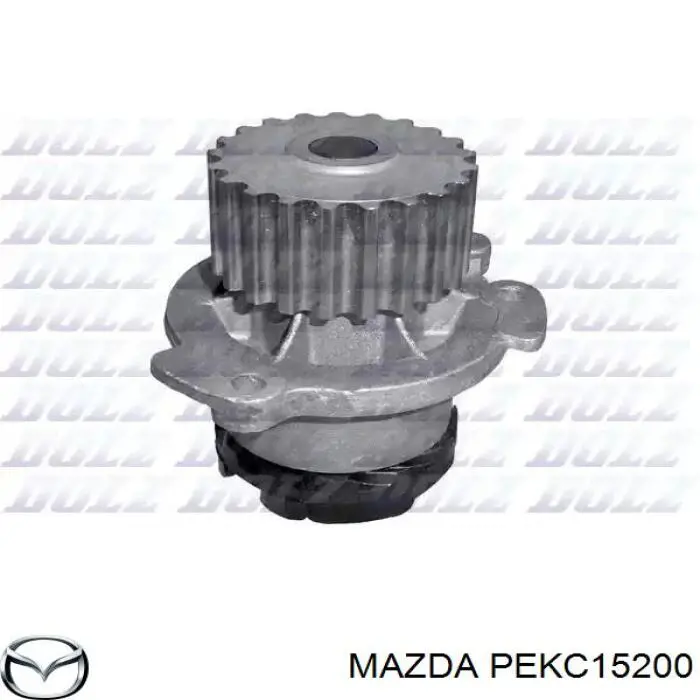 PEKC15200 Mazda radiador refrigeración del motor