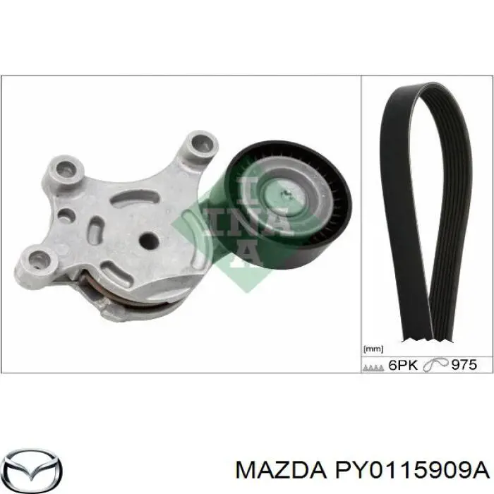 PY0115909A Mazda correa trapezoidal