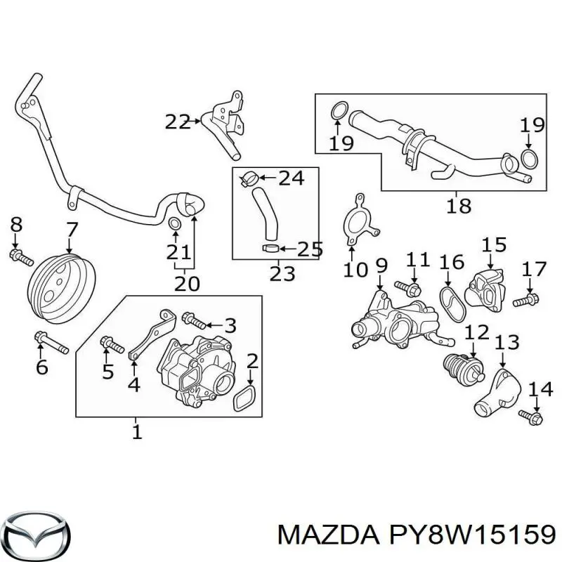 PY8W15159 Mazda 