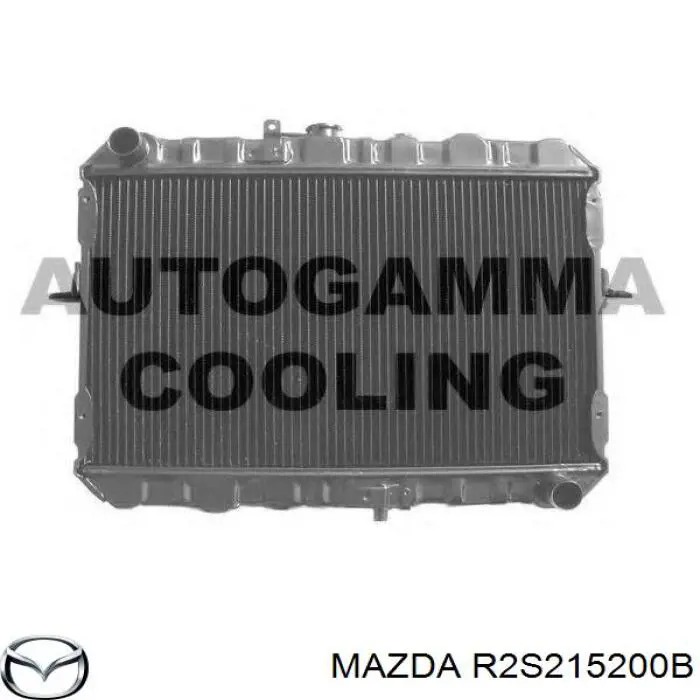 R2S215200B Mazda radiador refrigeración del motor