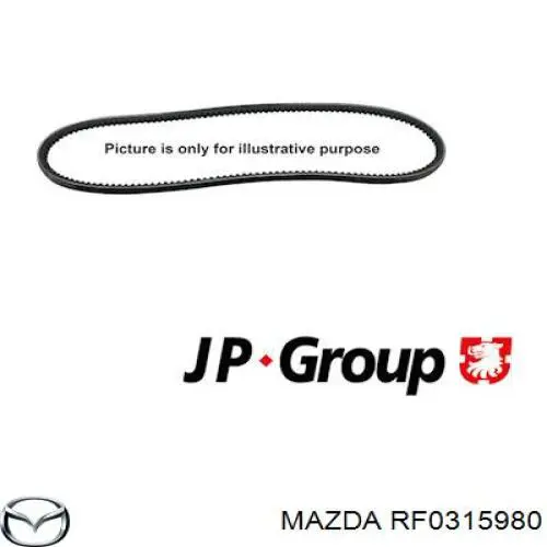 RF0315980 Mazda correa trapezoidal