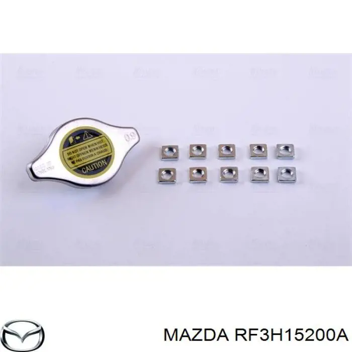 RF3H15200A Mazda radiador refrigeración del motor