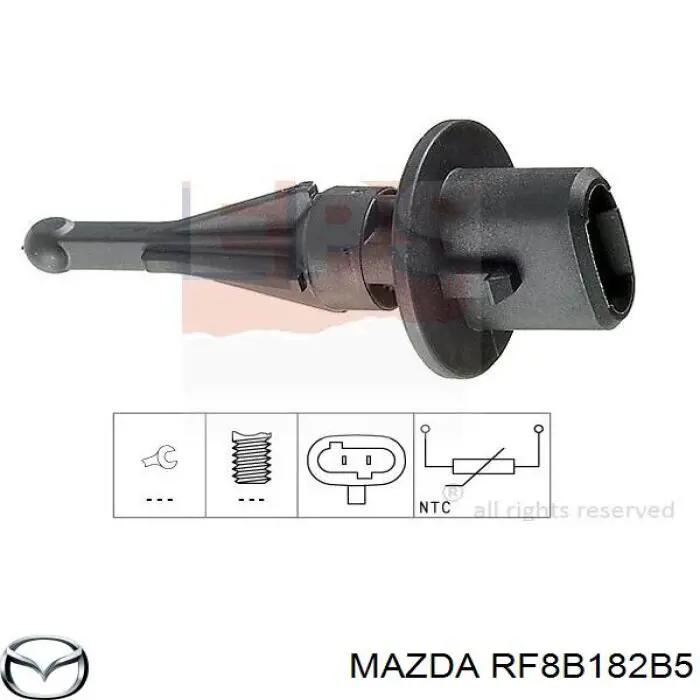 RF8B182B5 Mazda sensor, temperatura del aire de admisión