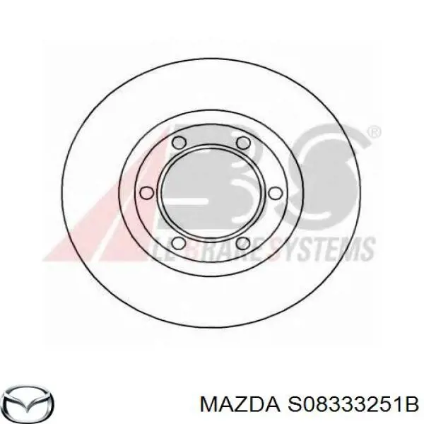 S08333251B Mazda freno de disco delantero