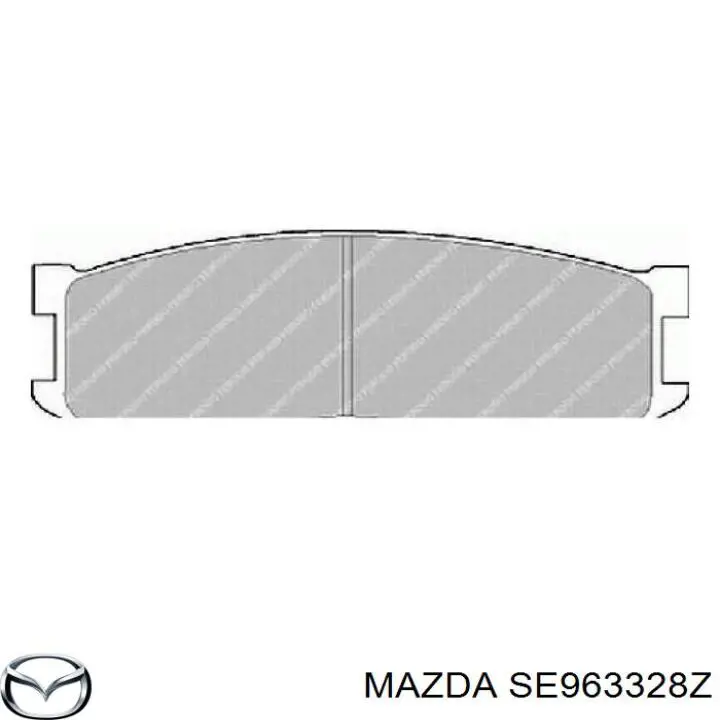 SE963328Z Mazda pastillas de freno delanteras