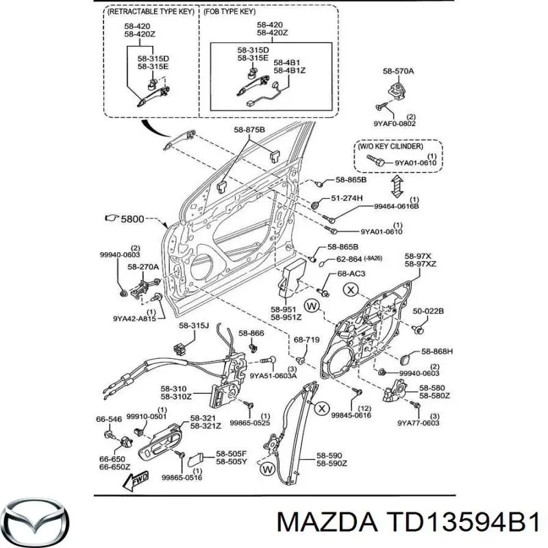 TD13594B1 Mazda 