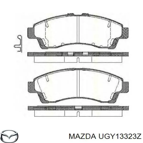 UGY13323Z Mazda pastillas de freno delanteras