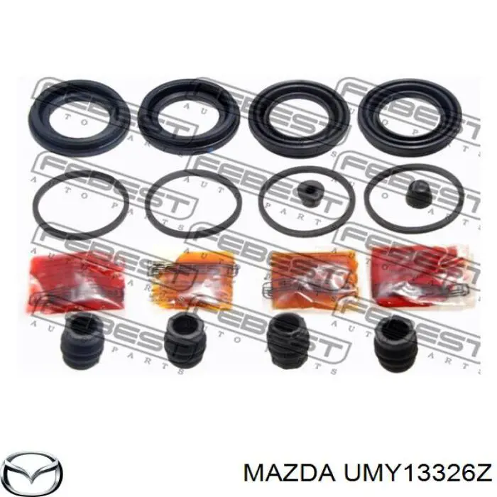 2M342221AB Mazda juego de reparación, pinza de freno delantero