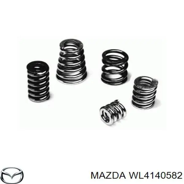 WL4140582 Mazda muelle, tubo de escape