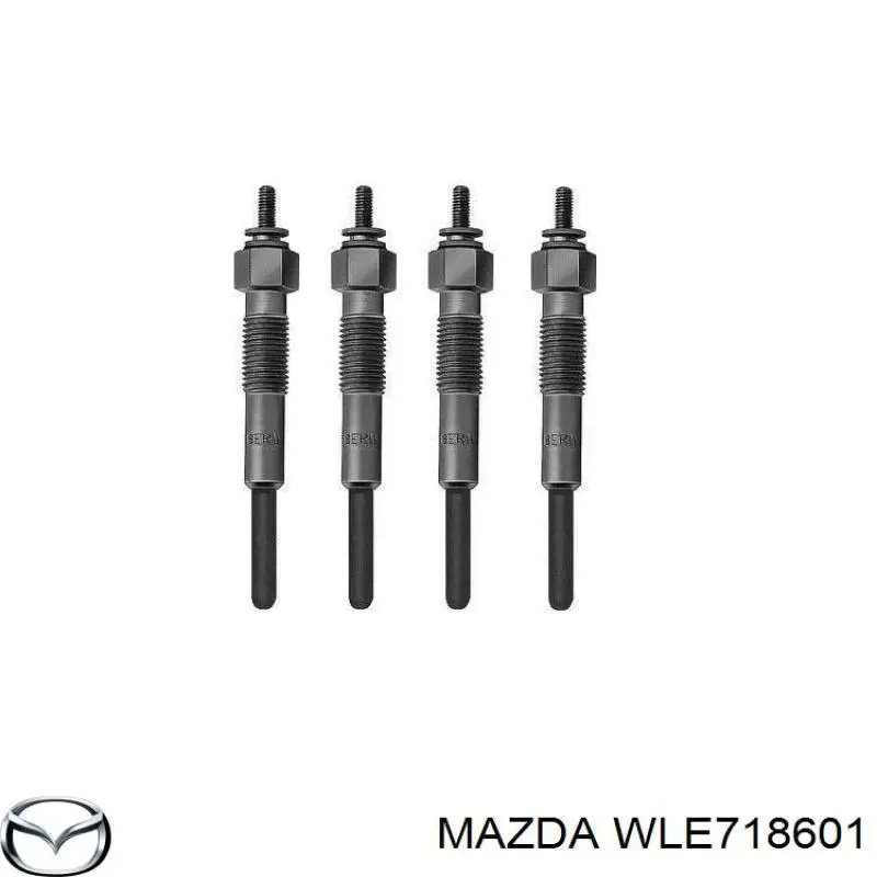 WLE718601 Mazda bujía de incandescencia