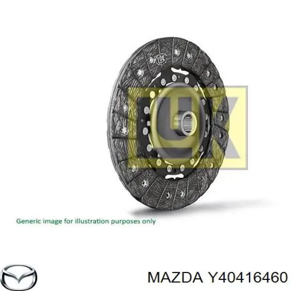 Y40416460 Mazda disco de embrague