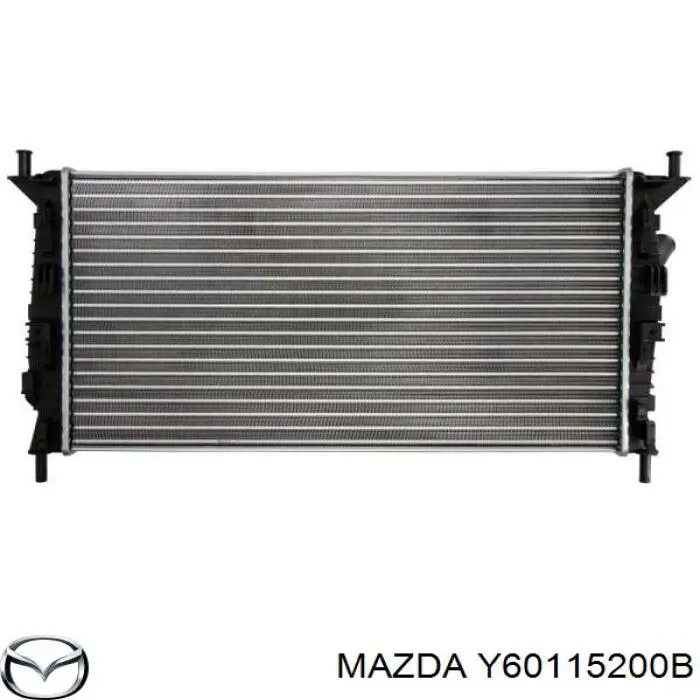 Y60115200B Mazda radiador refrigeración del motor