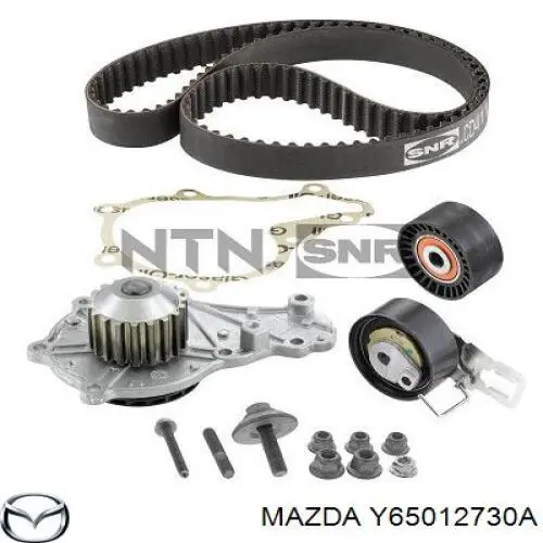 Y65012730A Mazda rodillo intermedio de correa dentada