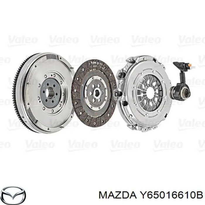 Y65016610B Mazda volante motor