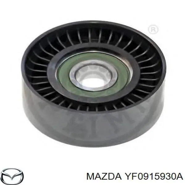 YF0915930A Mazda polea inversión / guía, correa poli v