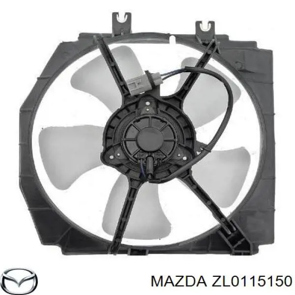 ZL0115150 Mazda motor del ventilador de enfriado