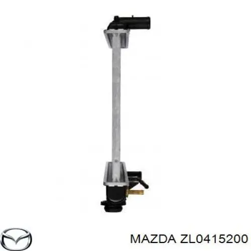 ZL0415200 Mazda radiador refrigeración del motor