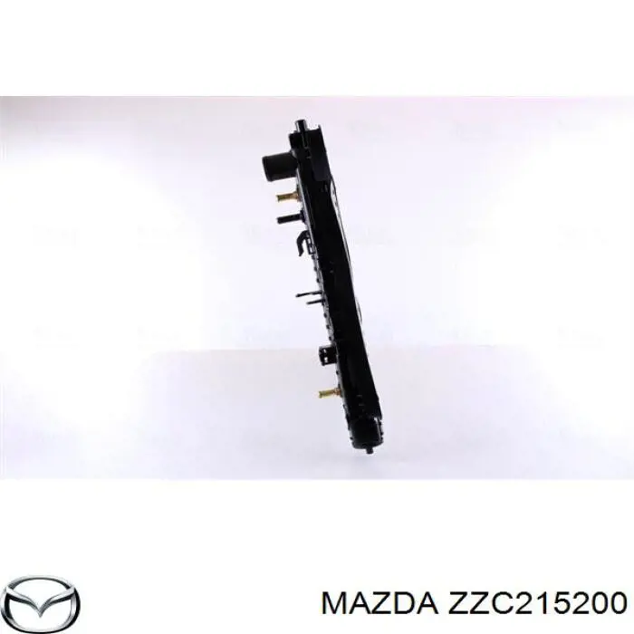 ZZC215200 Mazda radiador refrigeración del motor