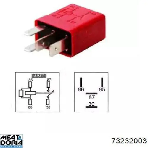 73232003 Meat&Doria relé, ventilador de habitáculo