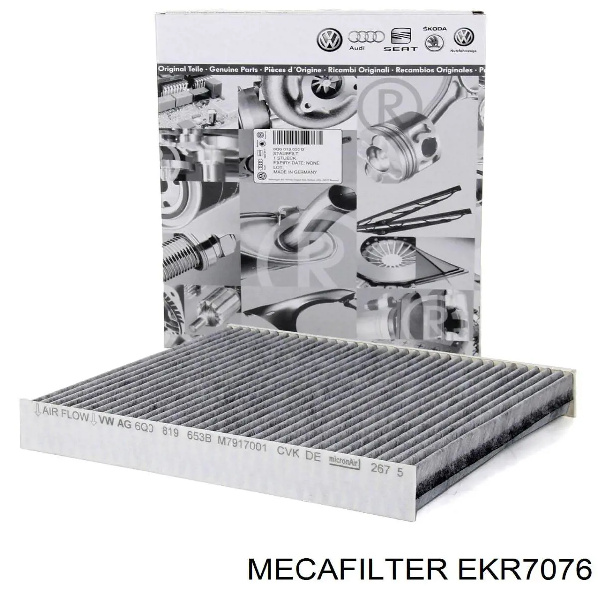 EKR7076 Mecafilter filtro de habitáculo