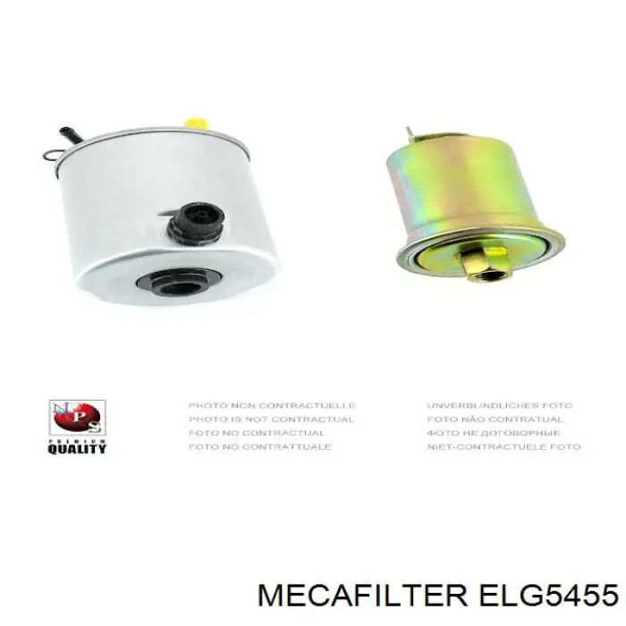 ELG5455 Mecafilter filtro combustible