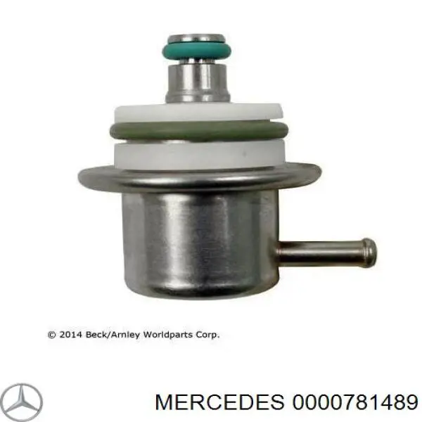 0000781489 Mercedes regulador de presión de combustible, rampa de inyectores