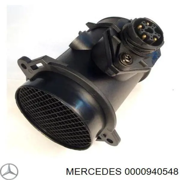 0000940548 Mercedes sensor de flujo de aire/medidor de flujo (flujo de aire masibo)