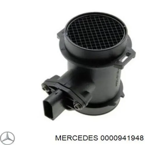 0000941948 Mercedes sensor de flujo de aire/medidor de flujo (flujo de aire masibo)