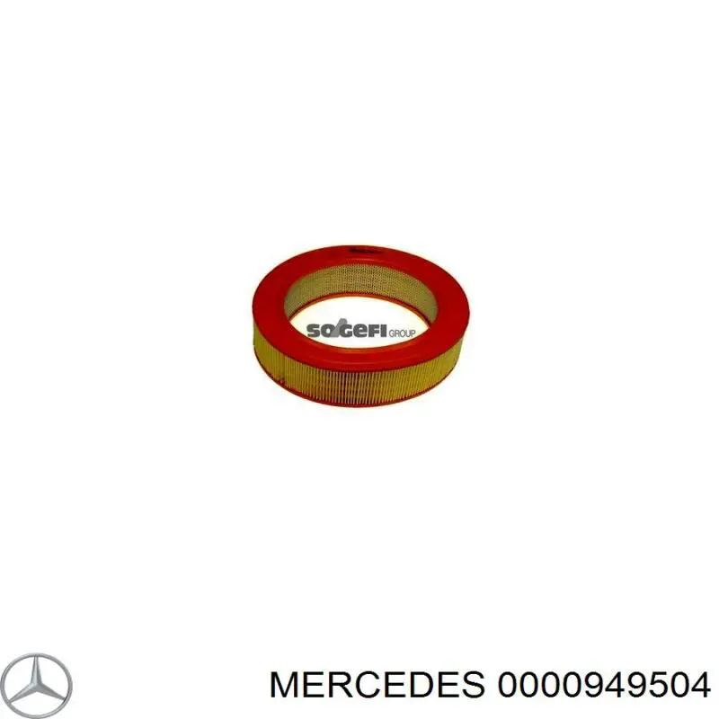 0000949504 Mercedes filtro de aire