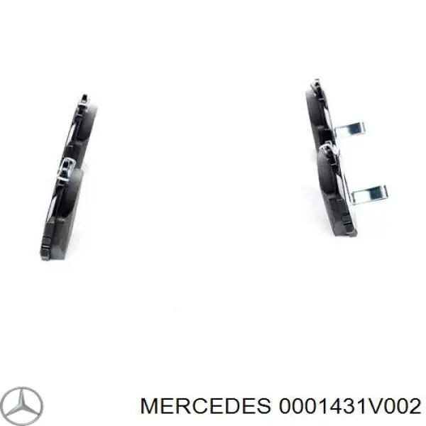 0001431V002 Mercedes pastillas de freno delanteras