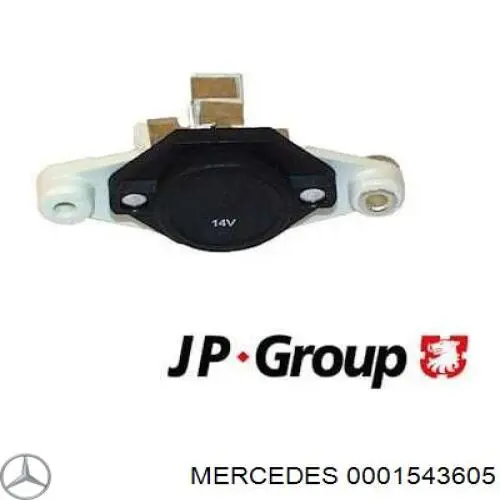 0001543605 Mercedes regulador de rele del generador (rele de carga)