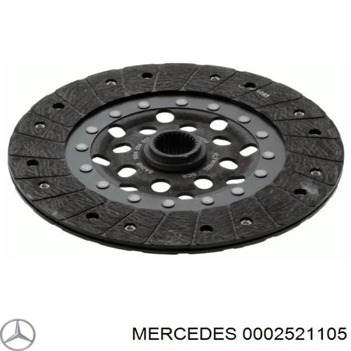 0002521105 Mercedes disco de embrague